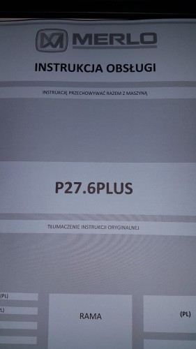 MERLO Dokumentacja ,instrukcja obsługi ,katalog części, schemat instalacji elektrycznej hydraulicznej inne